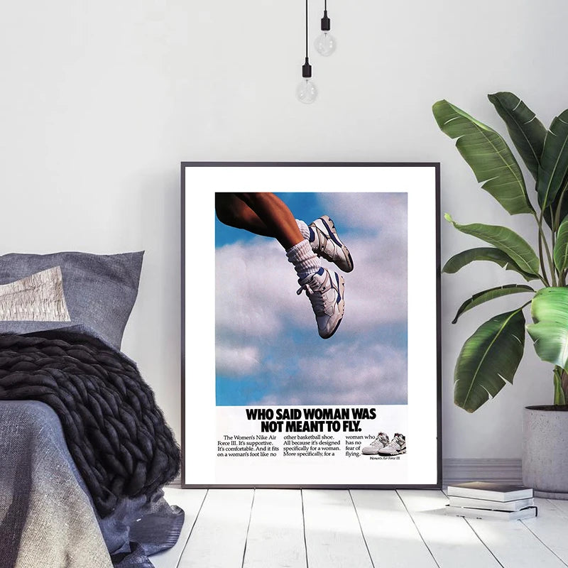 Basketball Sneakers Wall Art