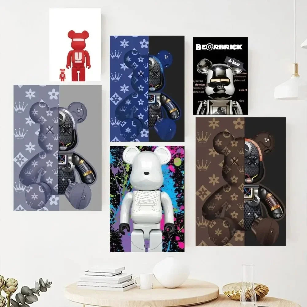 Bearbrick Poster Wall Art