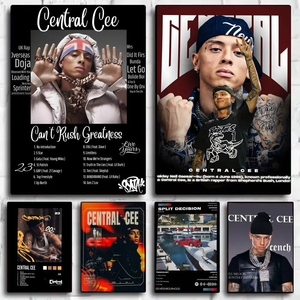 Central C-Cee Poster Wall Art