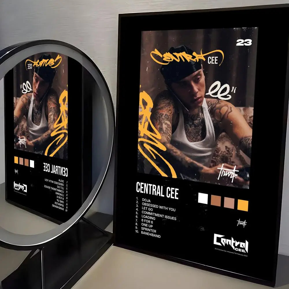 Central C-Cee Poster Wall Art