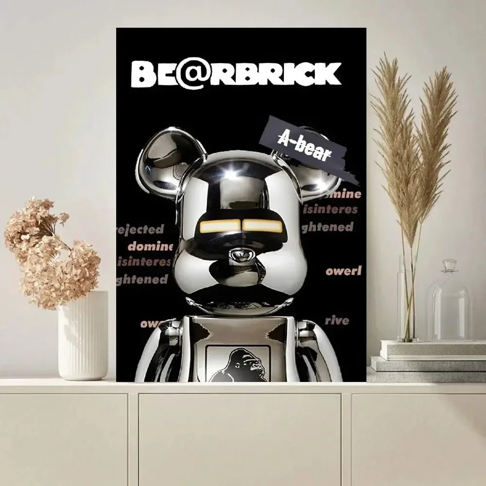 Bearbrick Poster Wall Art