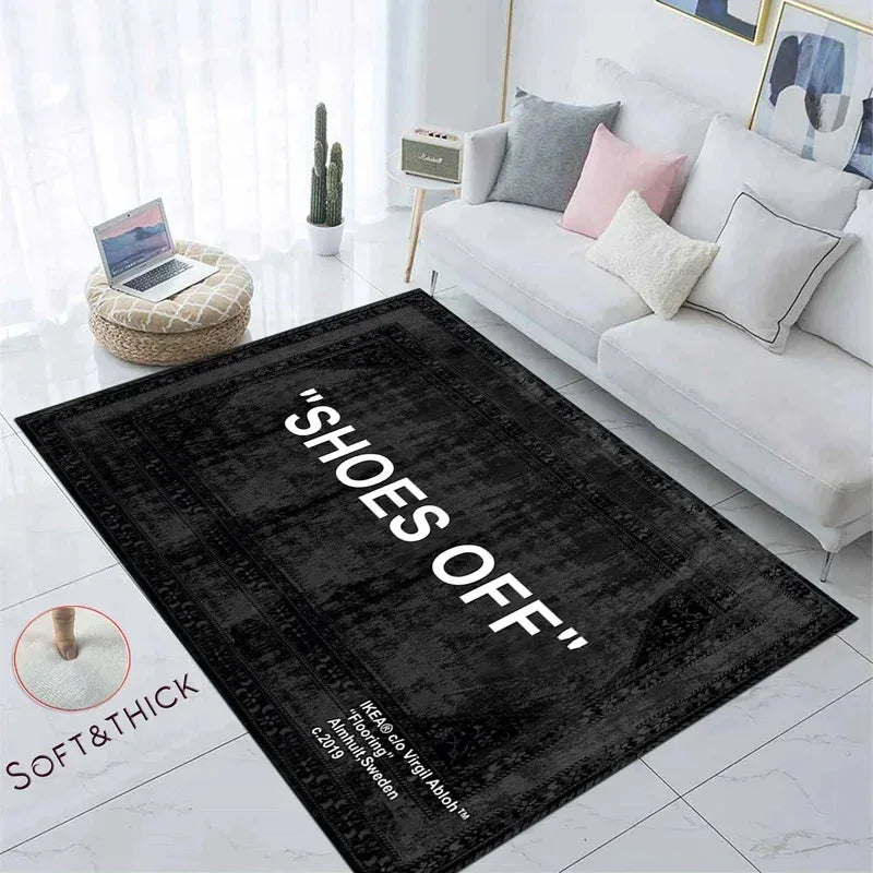 "Off White" Hypebeast Rug