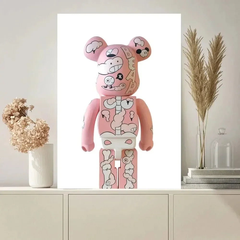Bearbrick Poster Wall Art