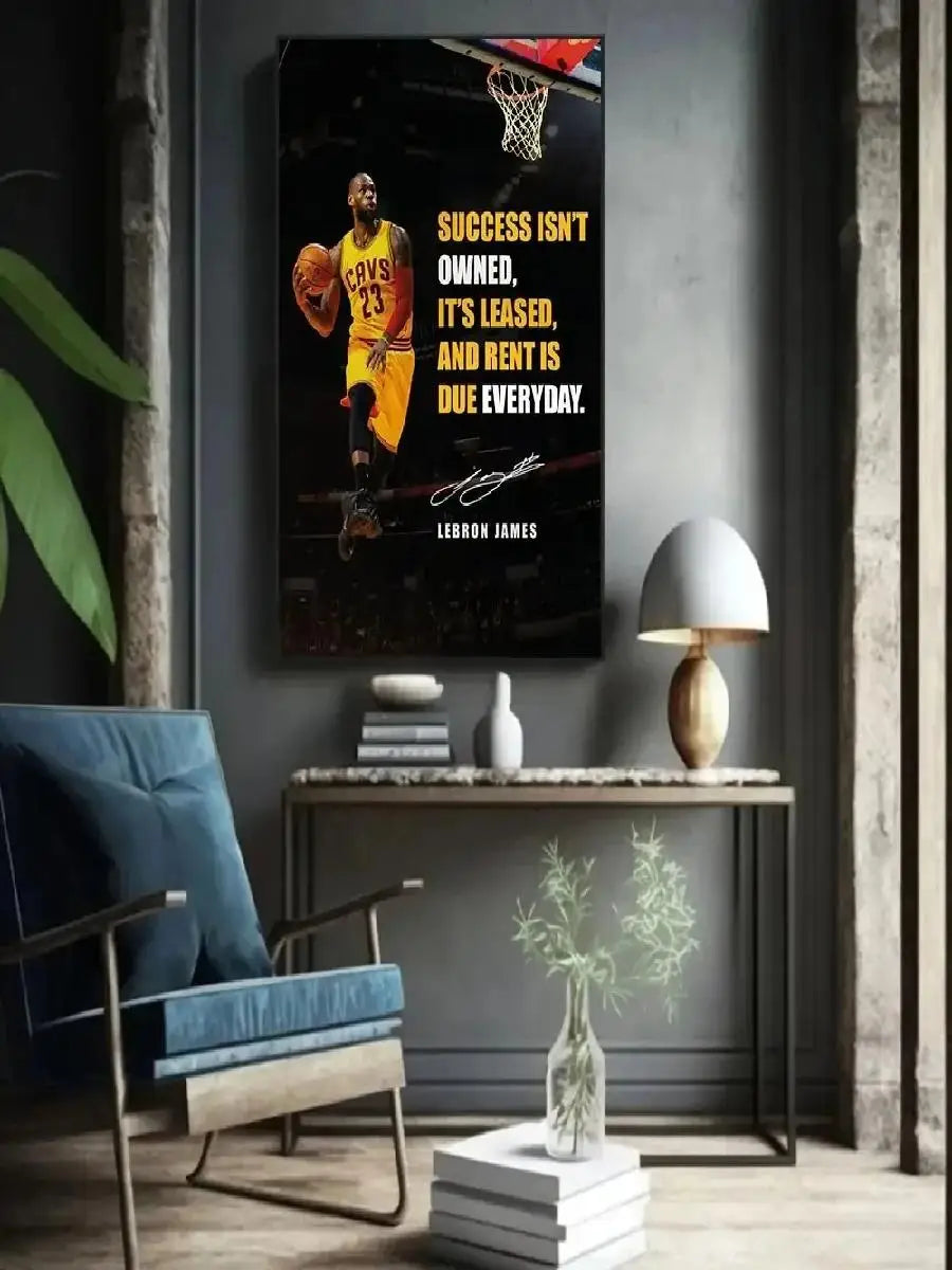 Inspirational Basketball Wall Art