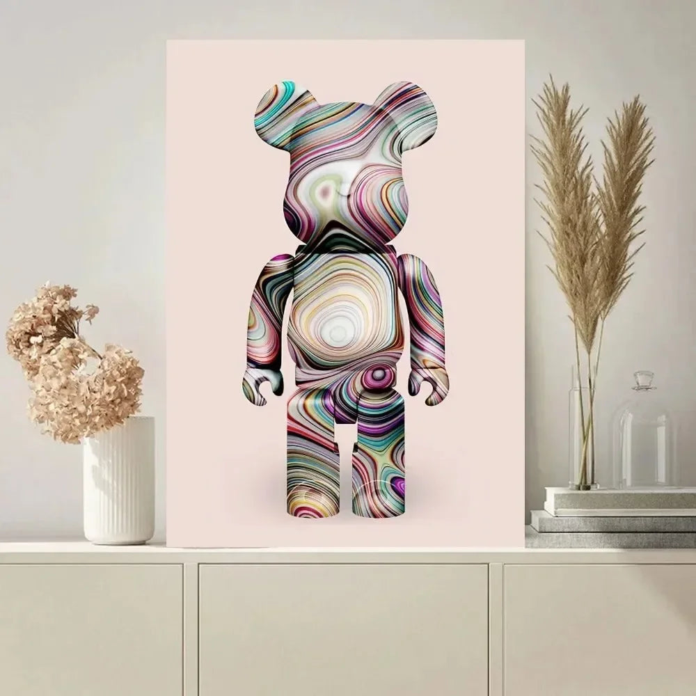 Bearbrick Poster Wall Art
