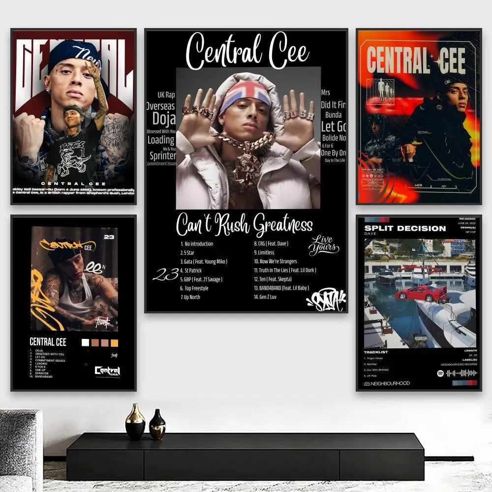 Central C-Cee Poster Wall Art