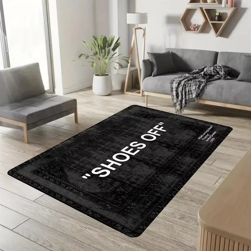 "Off White" Hypebeast Rug