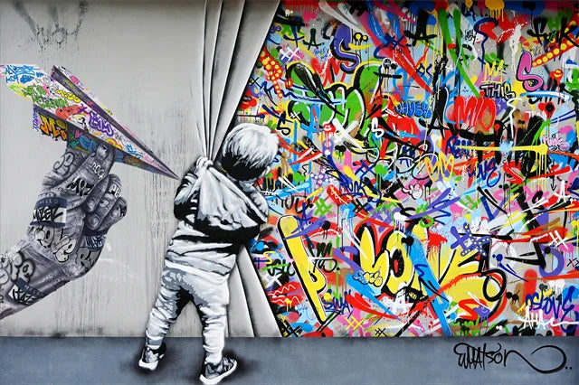 Banksy Street Art Canvas Paintings
