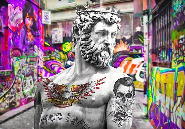 Banksy Street Art Canvas Paintings