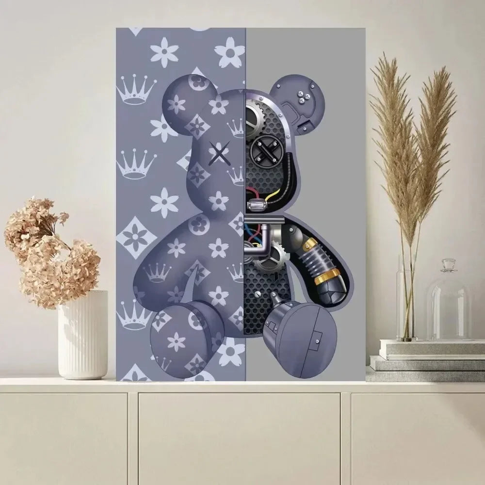 Bearbrick Poster Wall Art