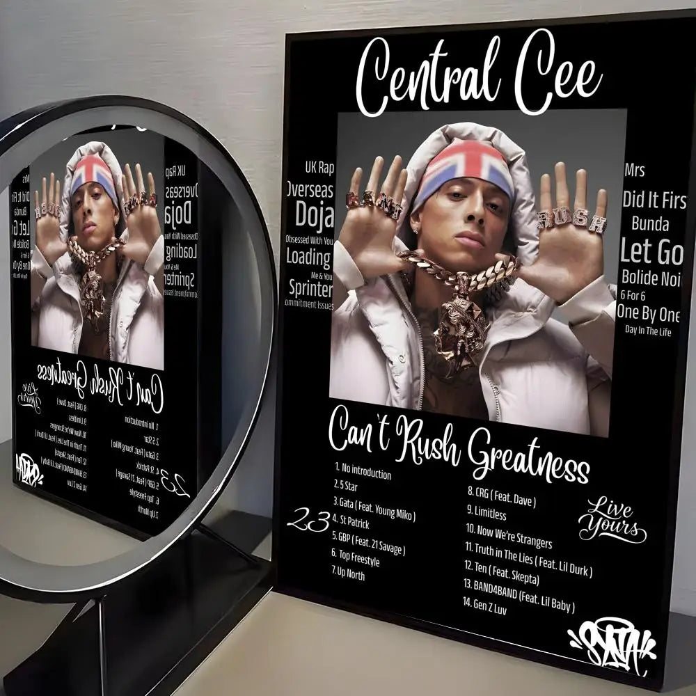 Central C-Cee Poster Wall Art