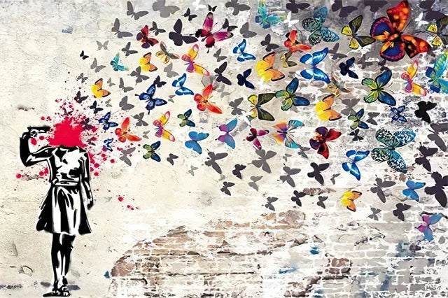 Banksy Street Art Canvas Paintings