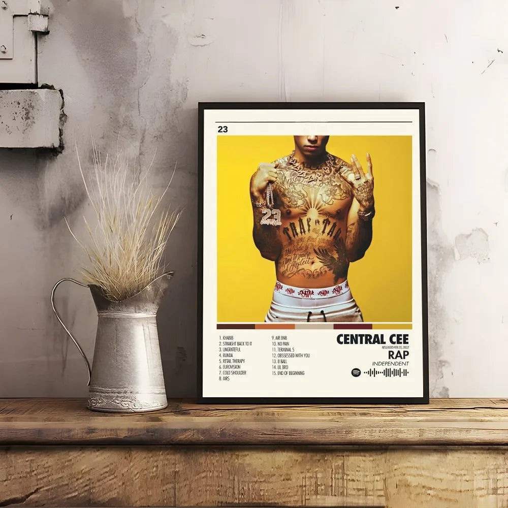 Central Cee Ssinger Wall Art Printing