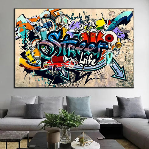 Banksy Street Art Canvas Paintings