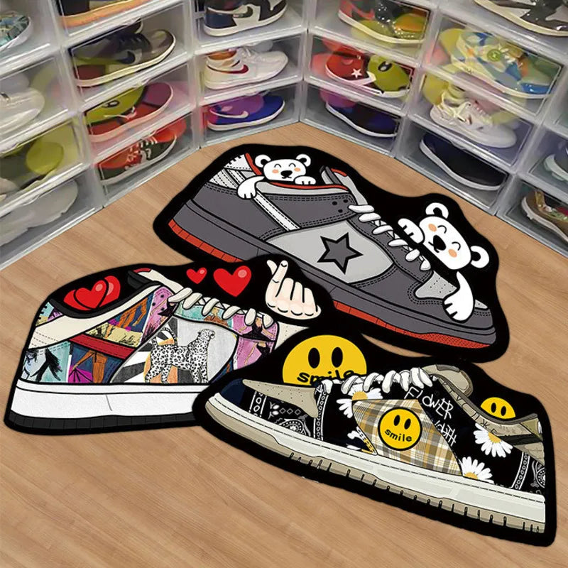 Fashion Brand Sneaker Rug