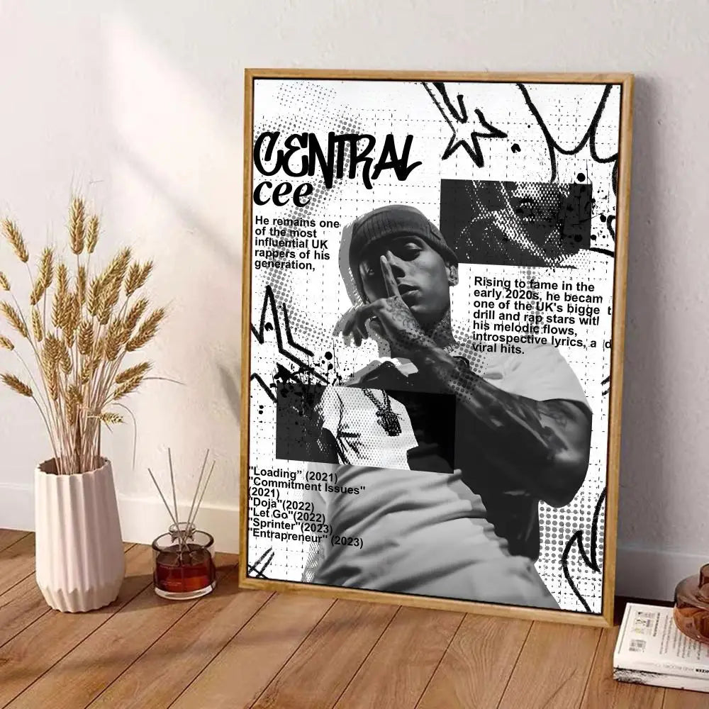 Central Cee Painting Wall Art