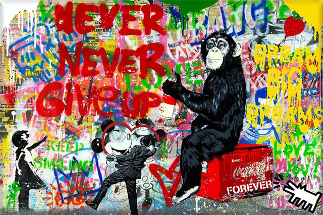 Banksy Street Art Canvas Paintings