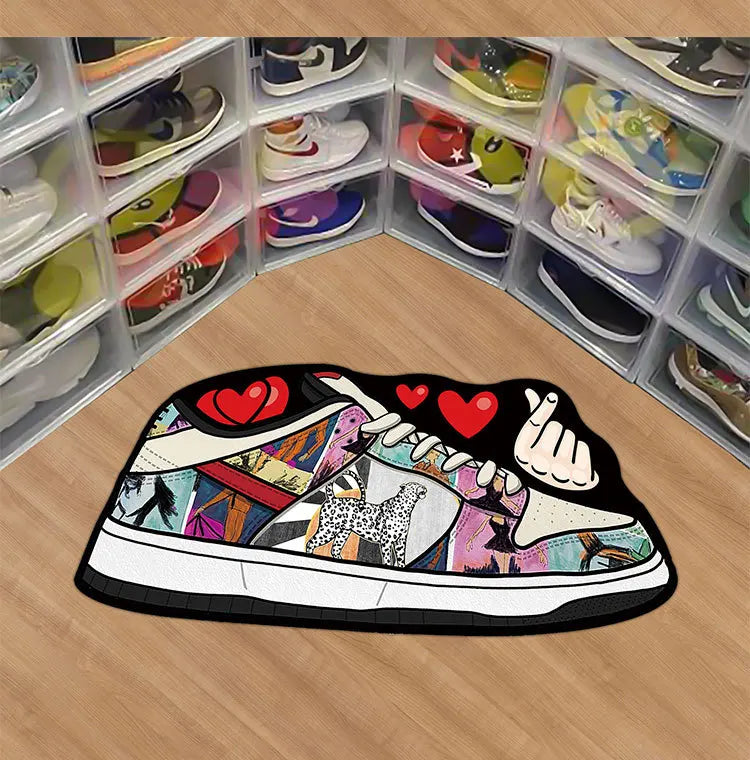 Fashion Brand Sneaker Rug
