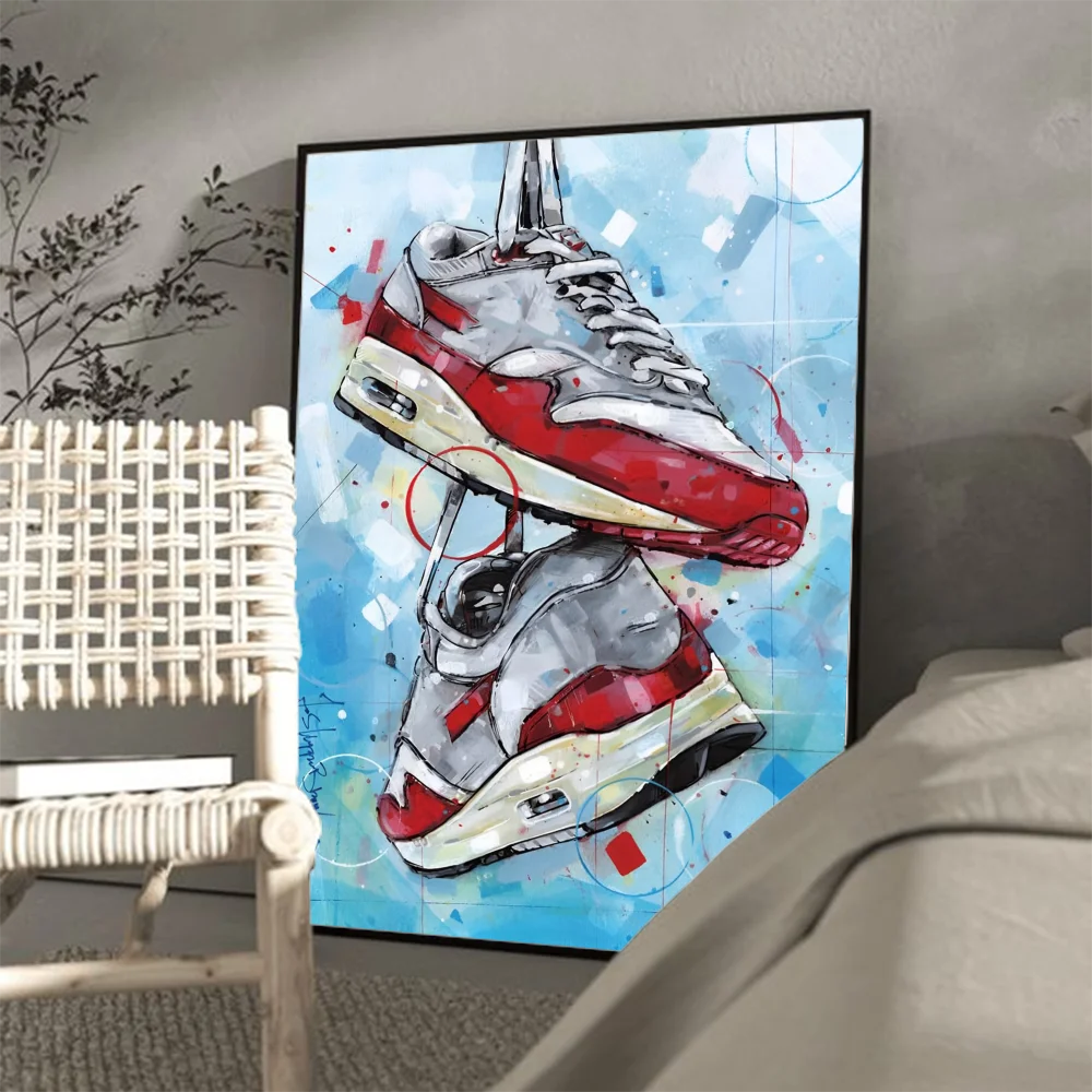 Graffiti Sneakers Wall Art