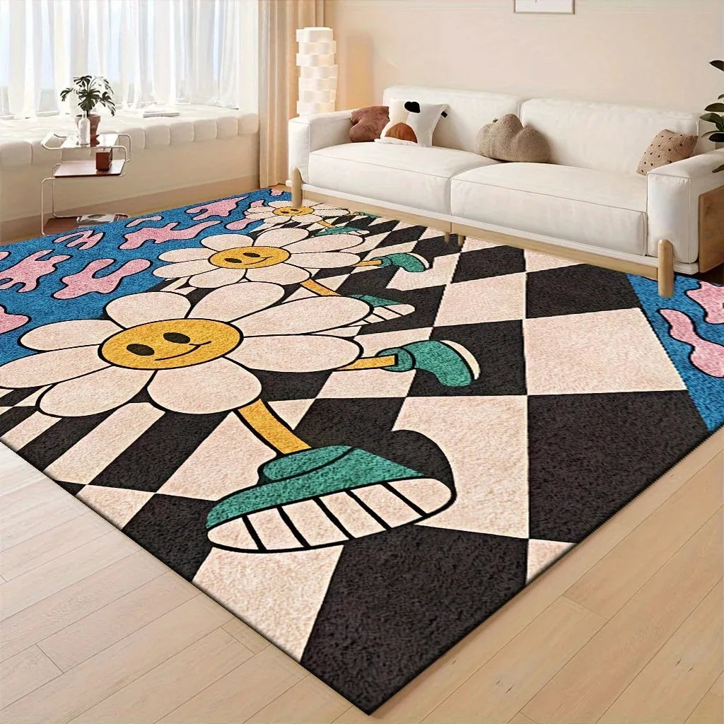 Daisy Flower Mat Rug