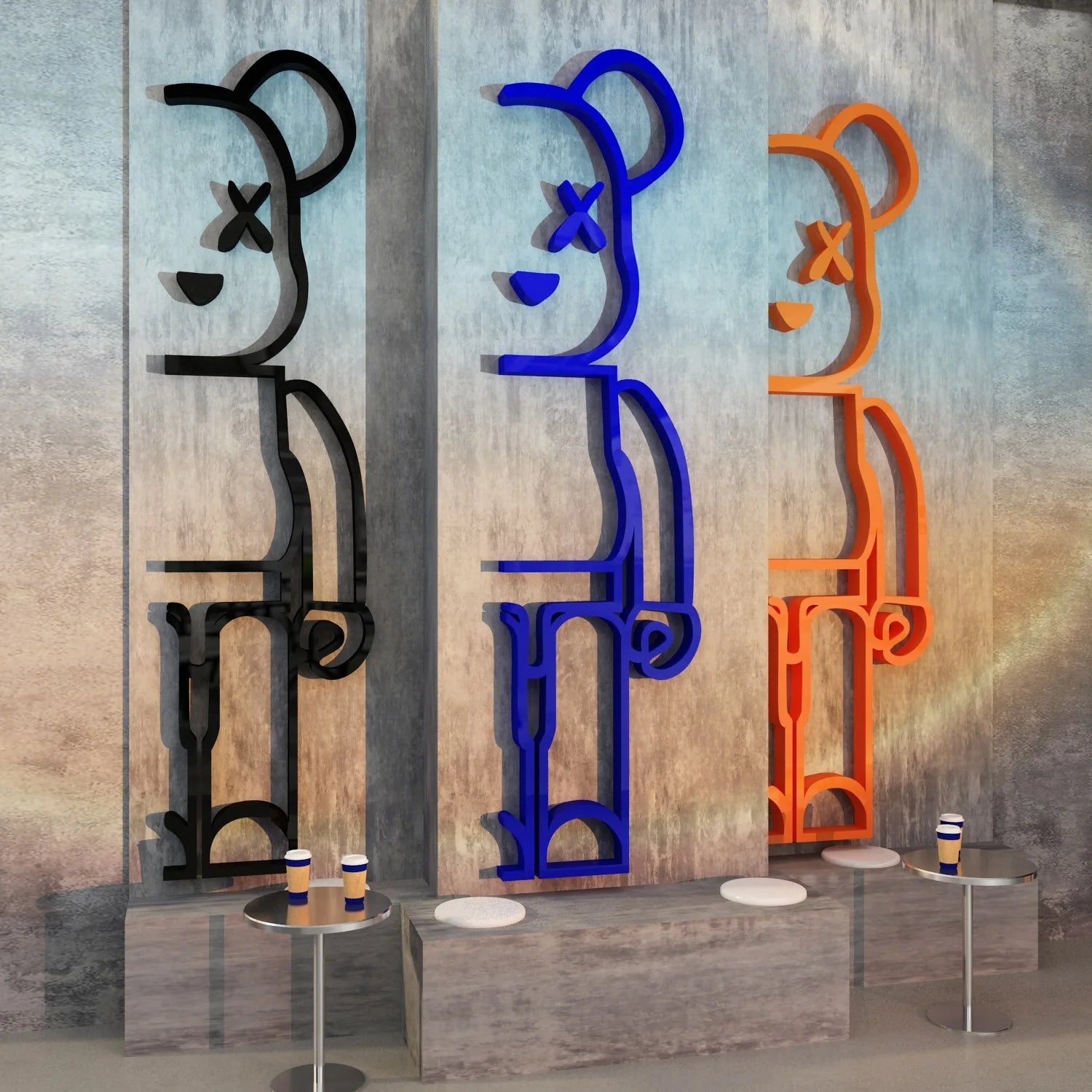 Bearbrick Wall Sticker