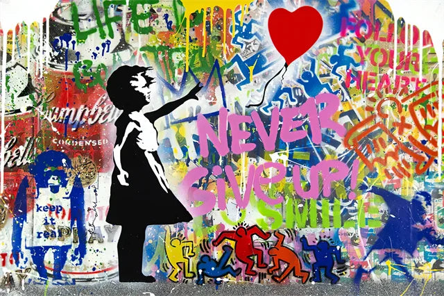 Banksy Street Art Canvas Paintings