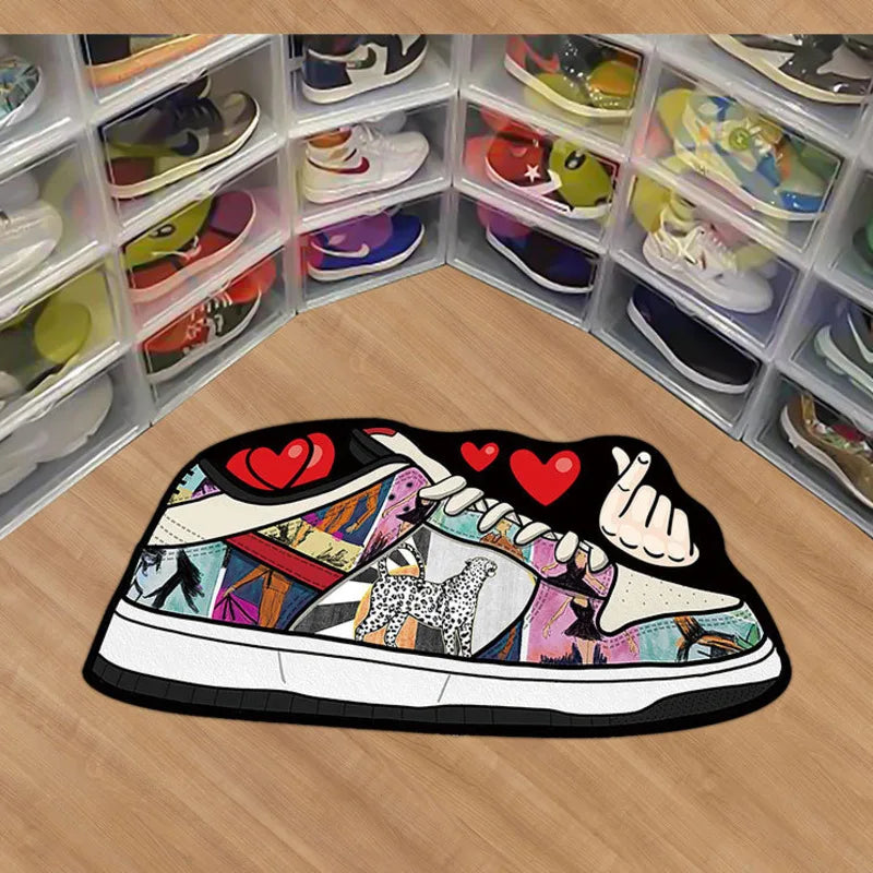 Fashion Brand Sneaker Rug