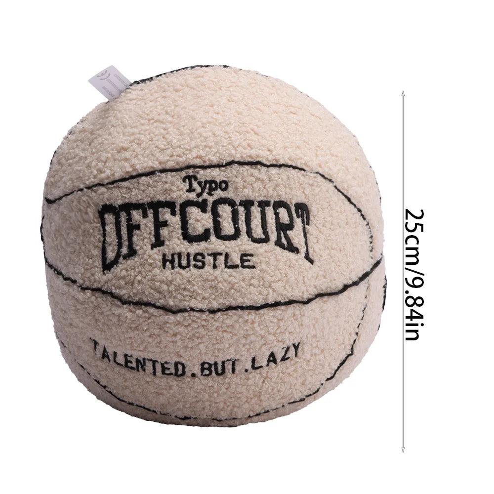 25CM Offcourt Basketball Plush Pillow