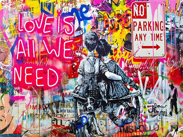 Banksy Street Art Canvas Paintings