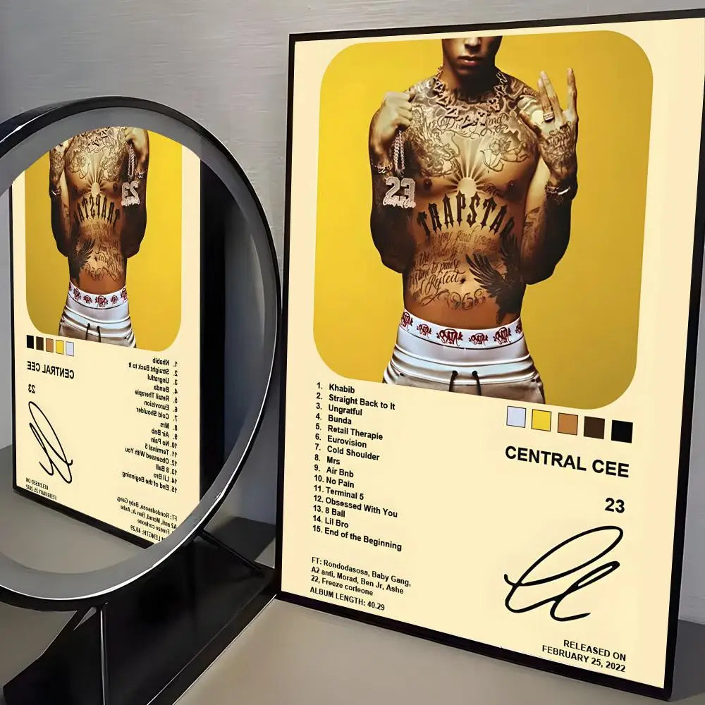 Central C-Cee Poster Wall Art