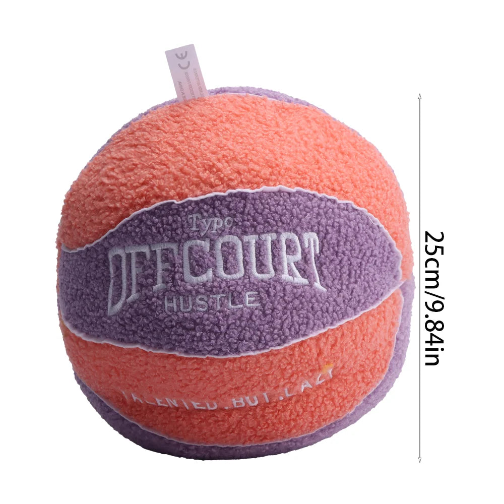 25CM Offcourt Basketball Plush Pillow