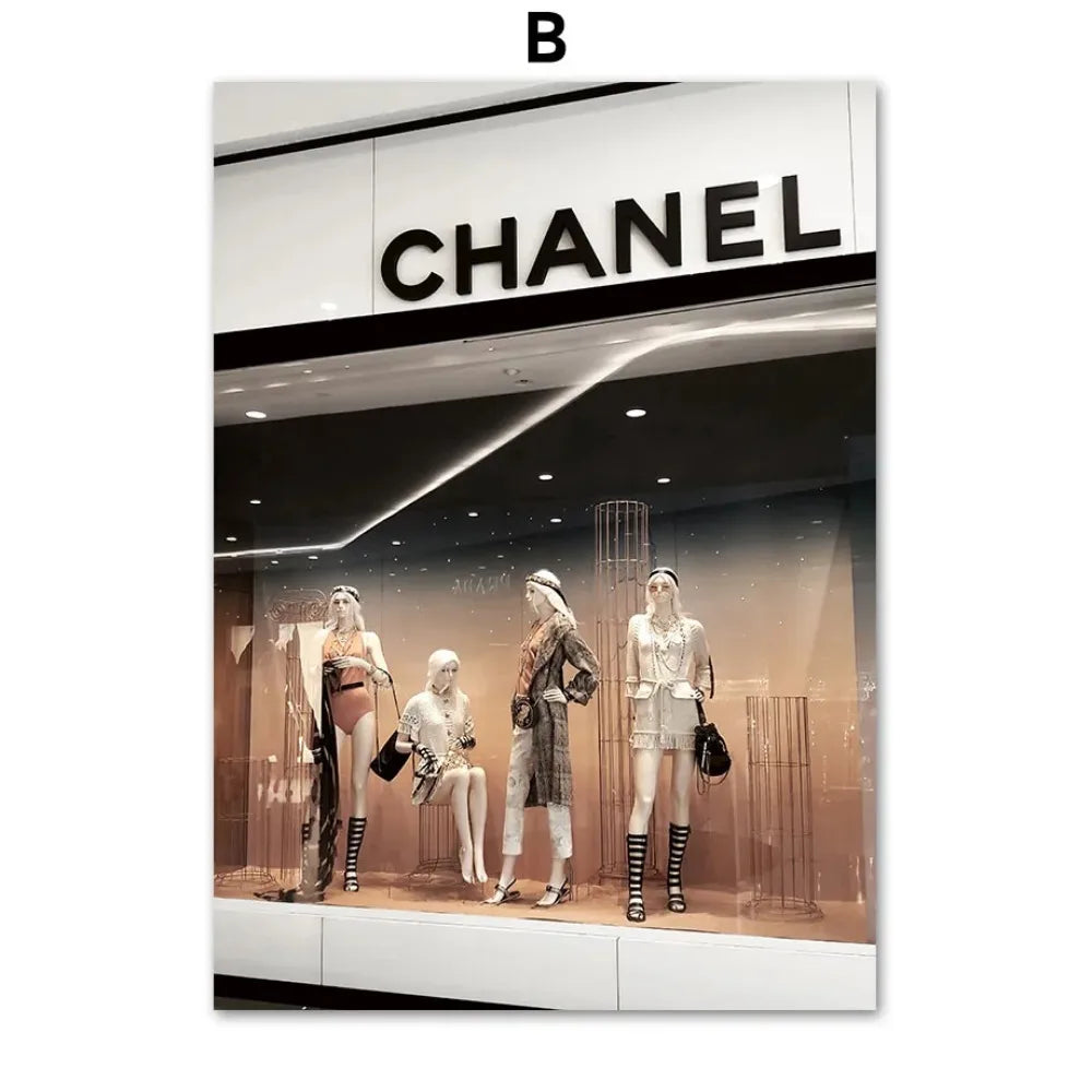 Luxury Store Shop Wall Art