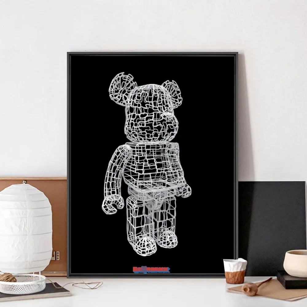 Bearbricks Poster