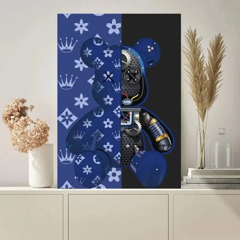 Bearbrick Poster Wall Art