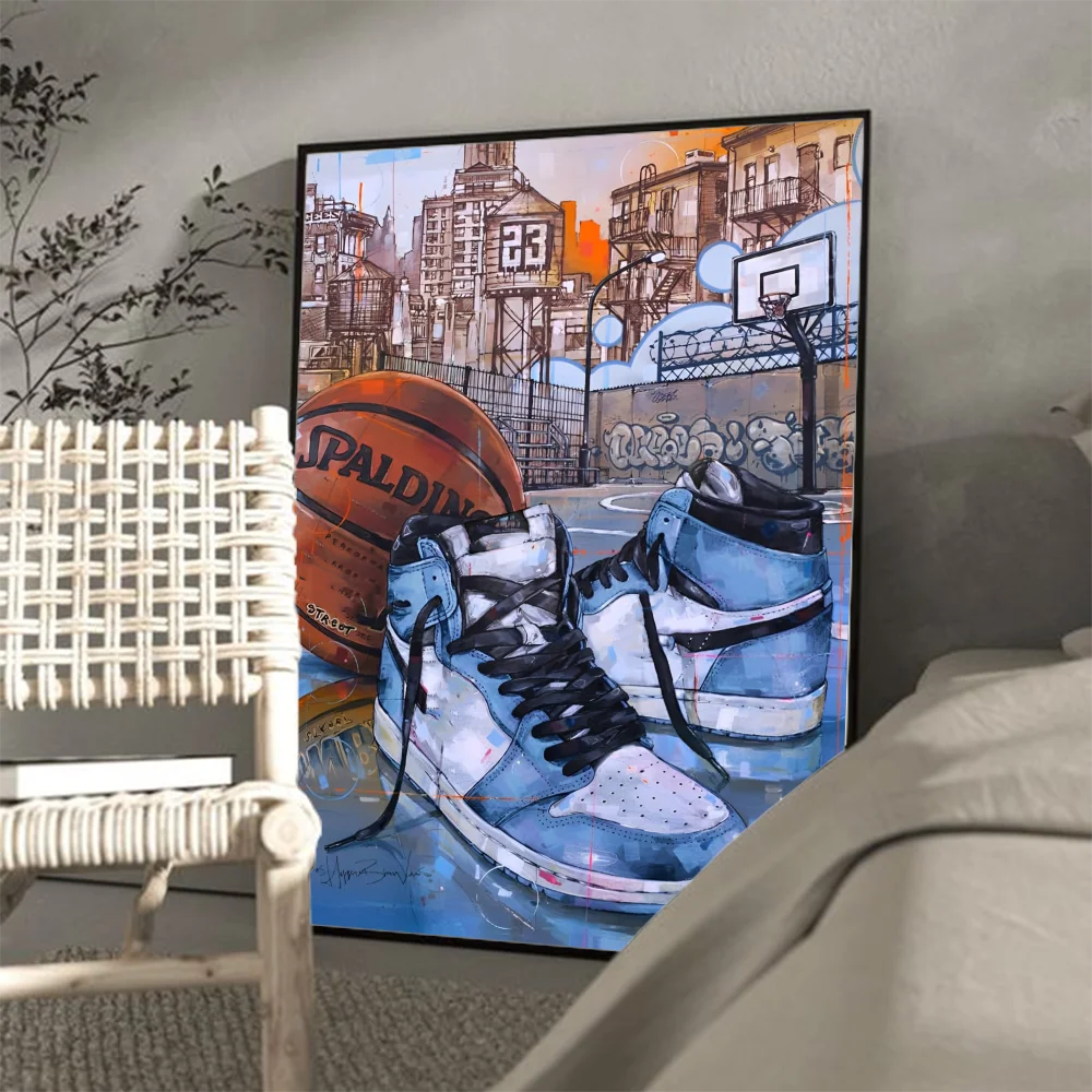 Graffiti Sneakers Wall Art