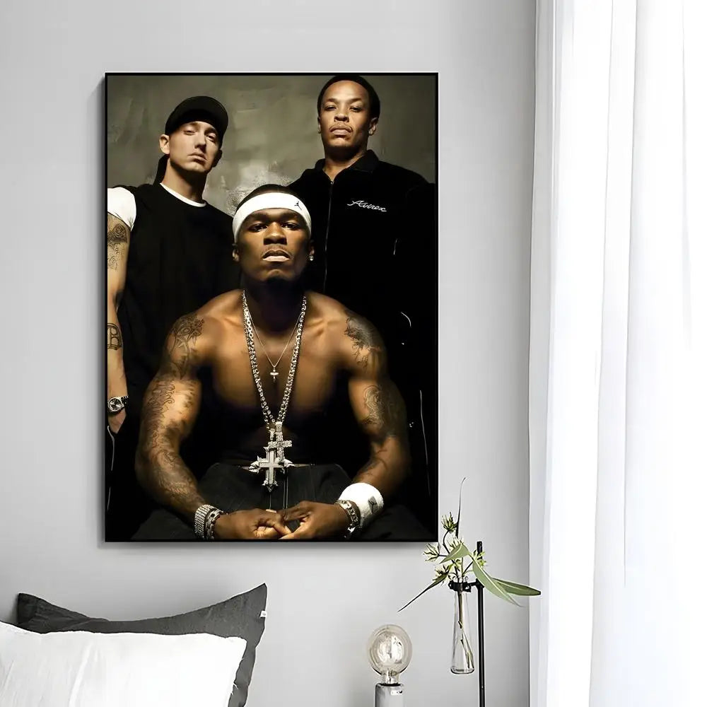 50 Cent Poster Canvas Wall Art