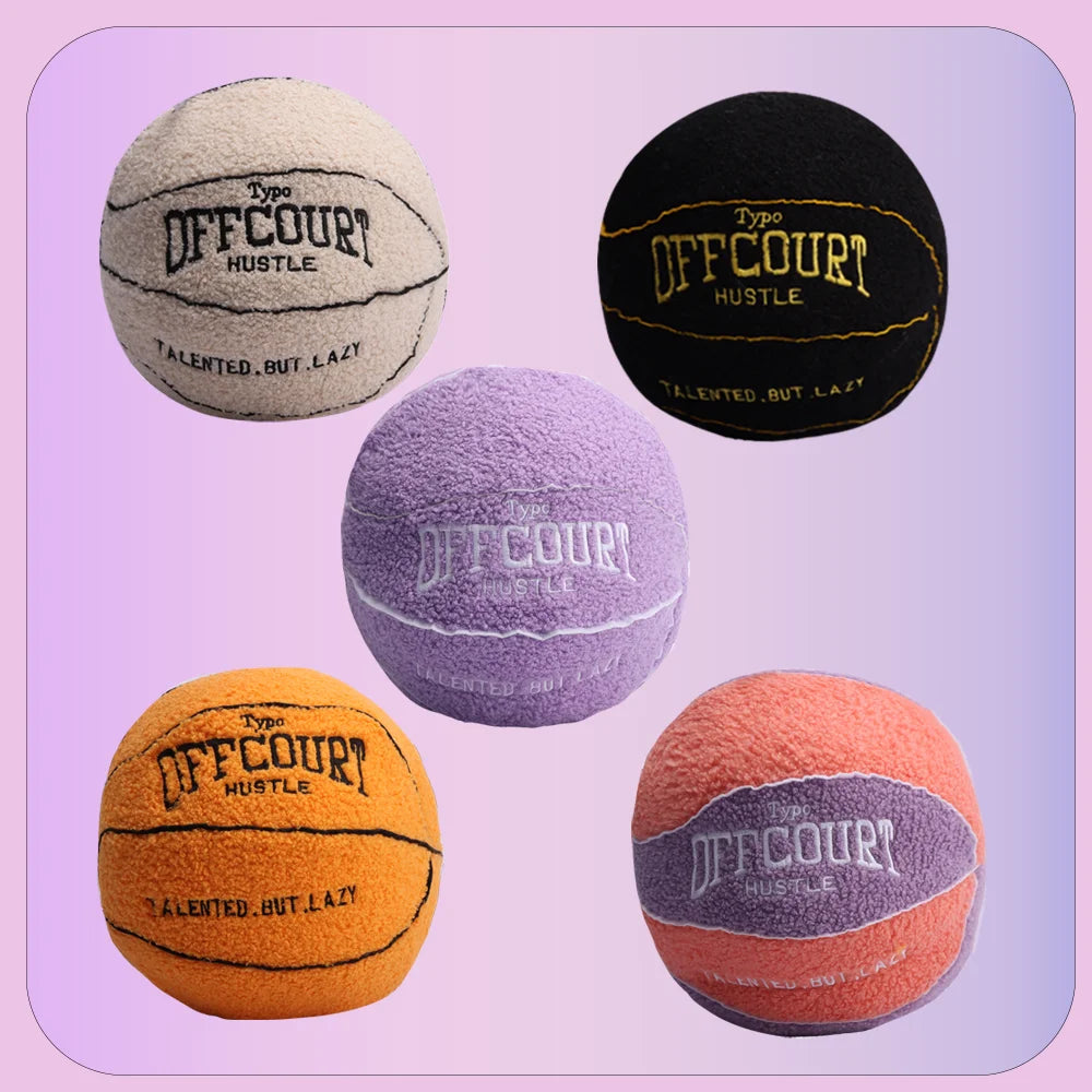 25CM Offcourt Basketball Plush Pillow