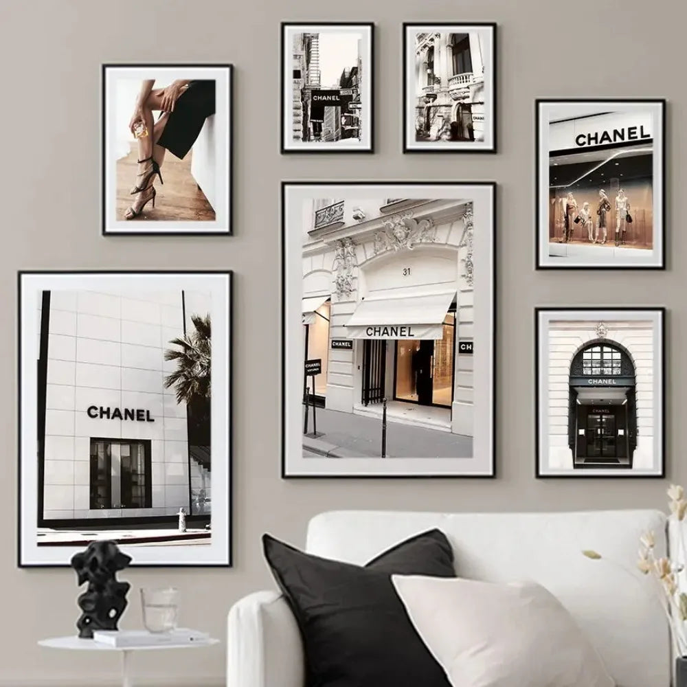 Luxury Store Shop Wall Art
