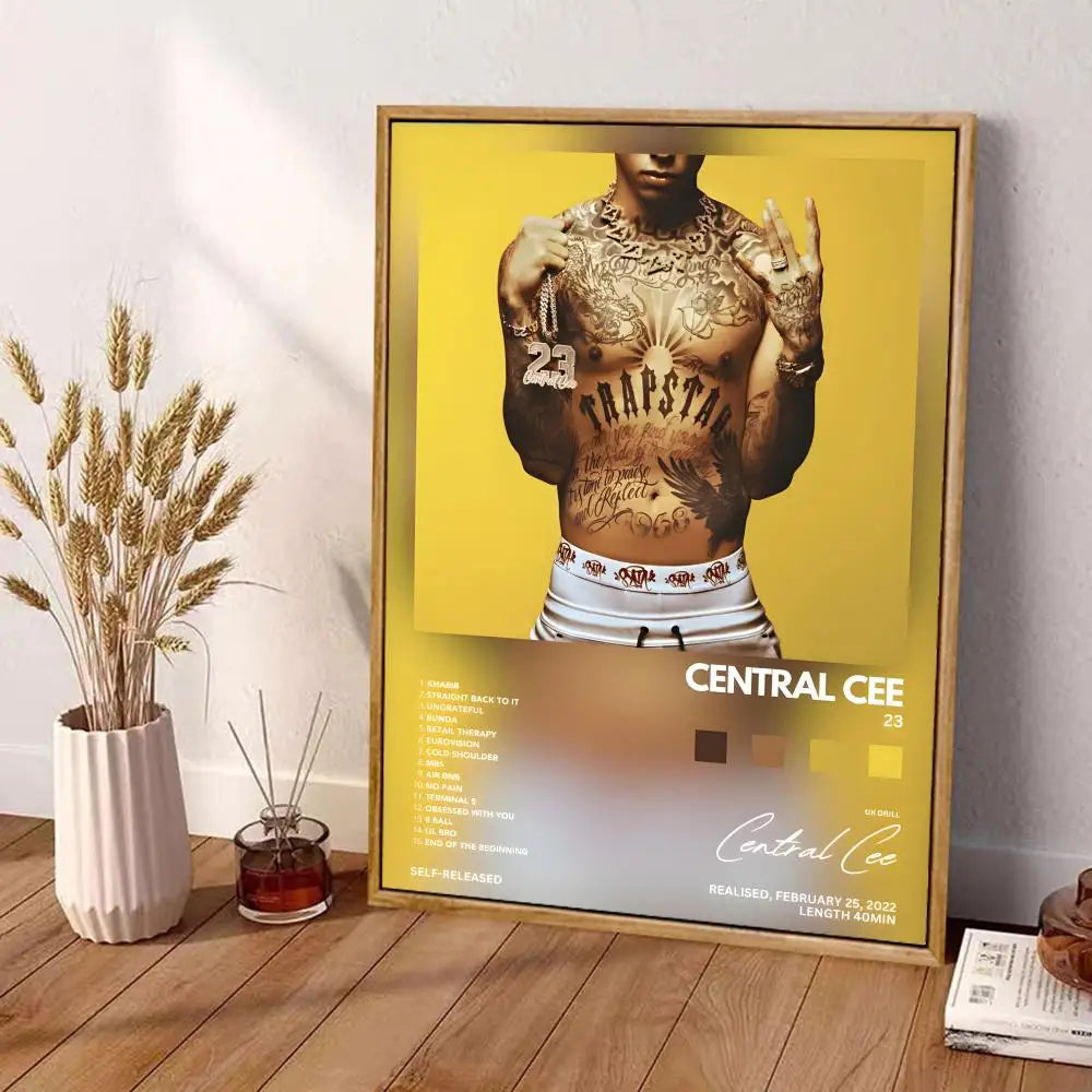 Central Cee Painting Wall Art