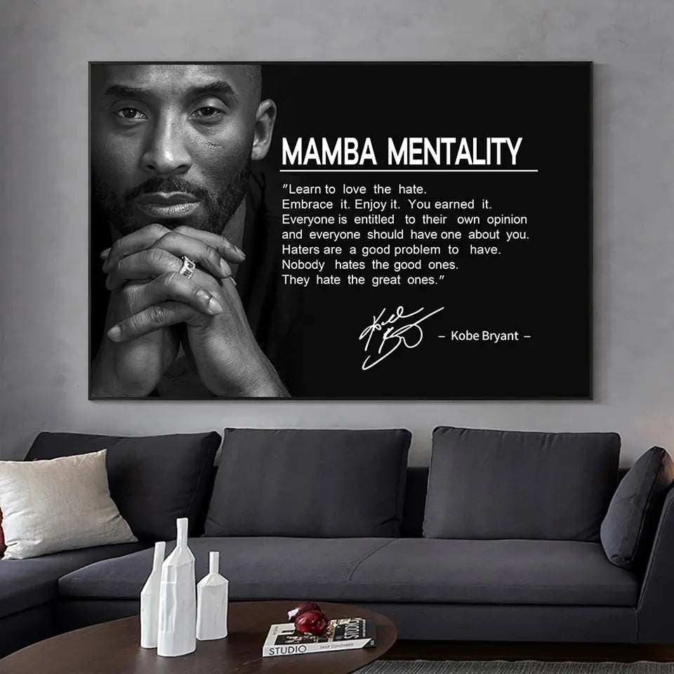 Legendary Kobe Bryant Canvas Wall Art