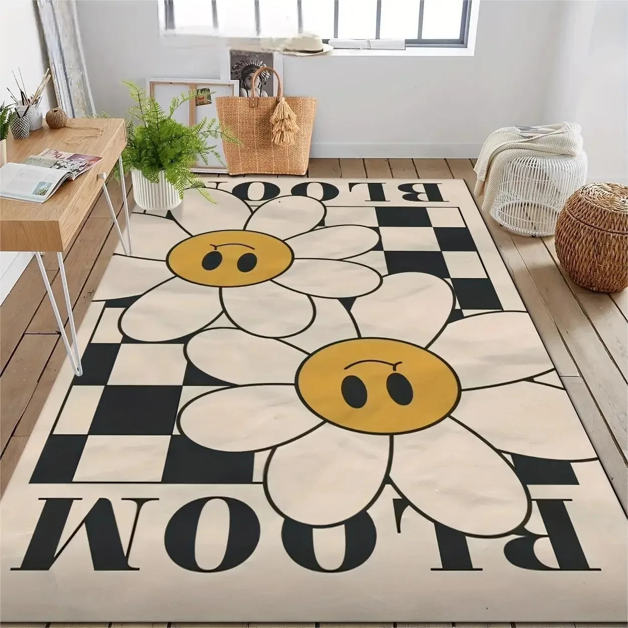 Daisy Flower Mat Rug