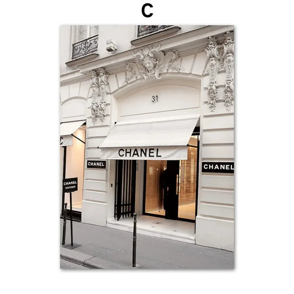 Luxury Store Shop Wall Art