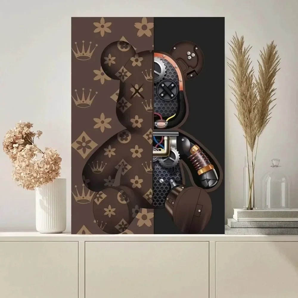 Bearbrick Poster Wall Art